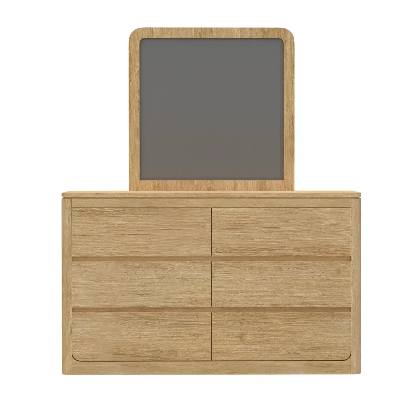 Aiden California King Bed, Dresser, Mirror, Night Stand