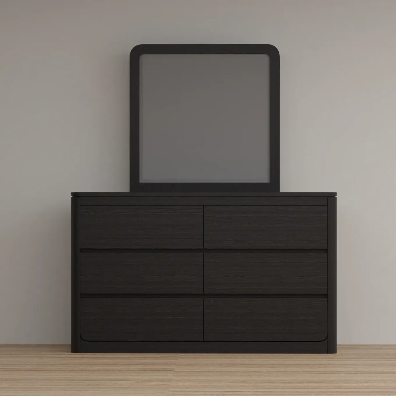 Aiden King Bed, Dresser, Mirror, Night Stand