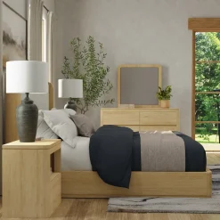 Aiden King Bed, Dresser, Mirror, Night Stand