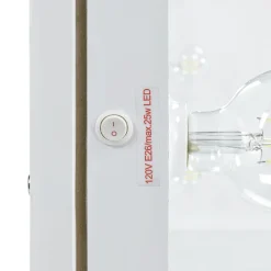 Amelia 3 Drawer Vanity with Lighted Mirror