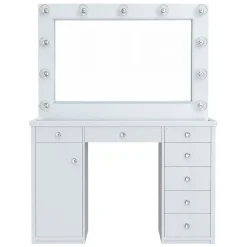 Anisa 7 Drawer Vanity with Lighted Mirror