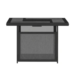 Arrowhead 5pc Fire Chat Group: Firepit & 4 Motion Chairs