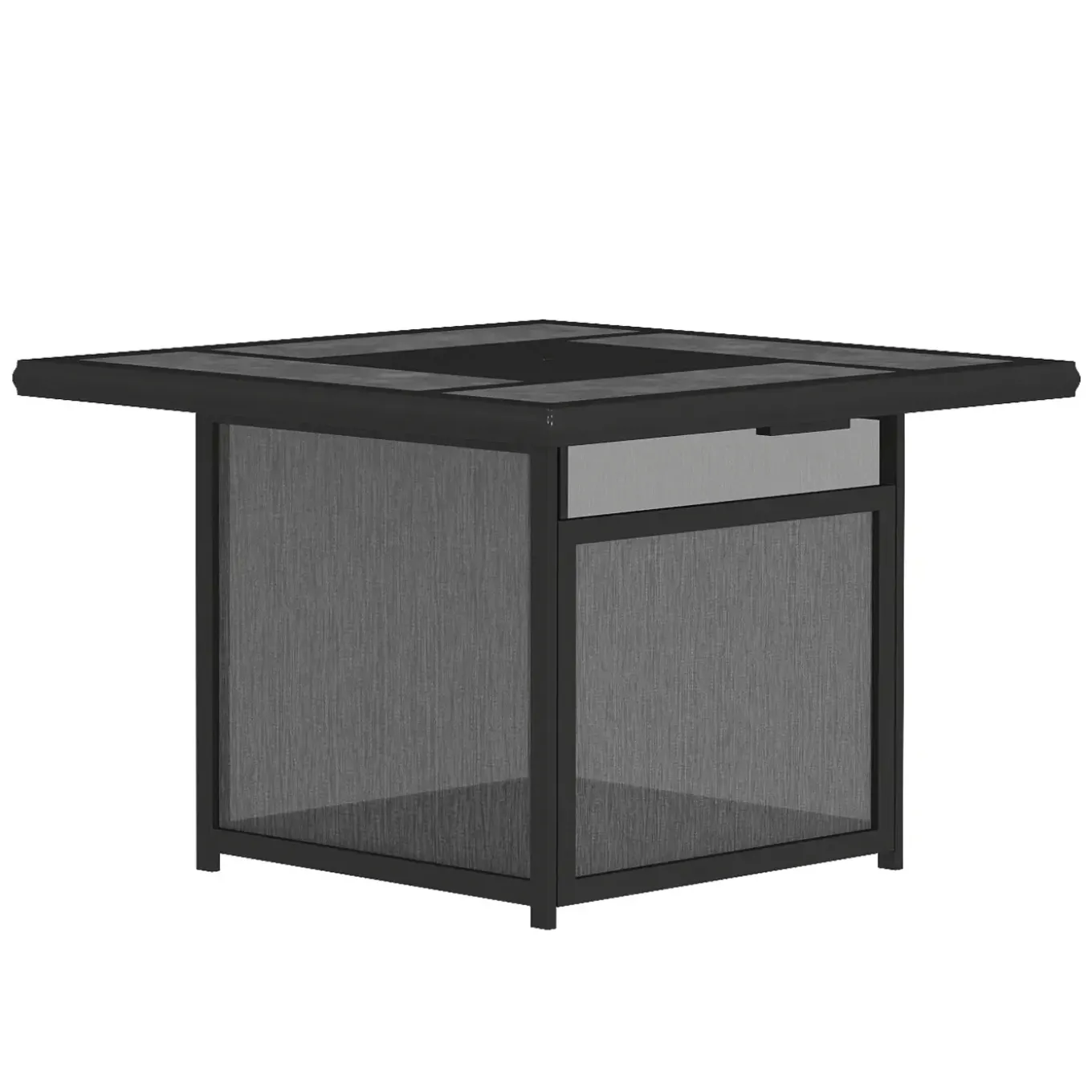 Arrowhead 5pc Fire Chat Group: Firepit & 4 Motion Chairs