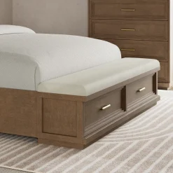 Aspen King Illuminated Storage Bed