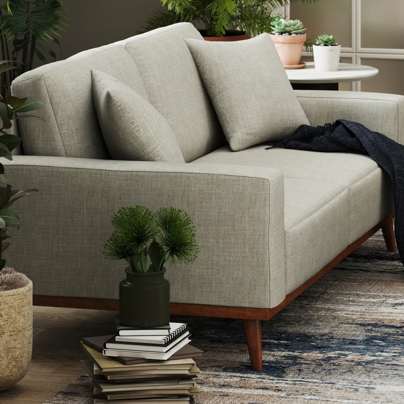 Ava Fabric Living Room Set