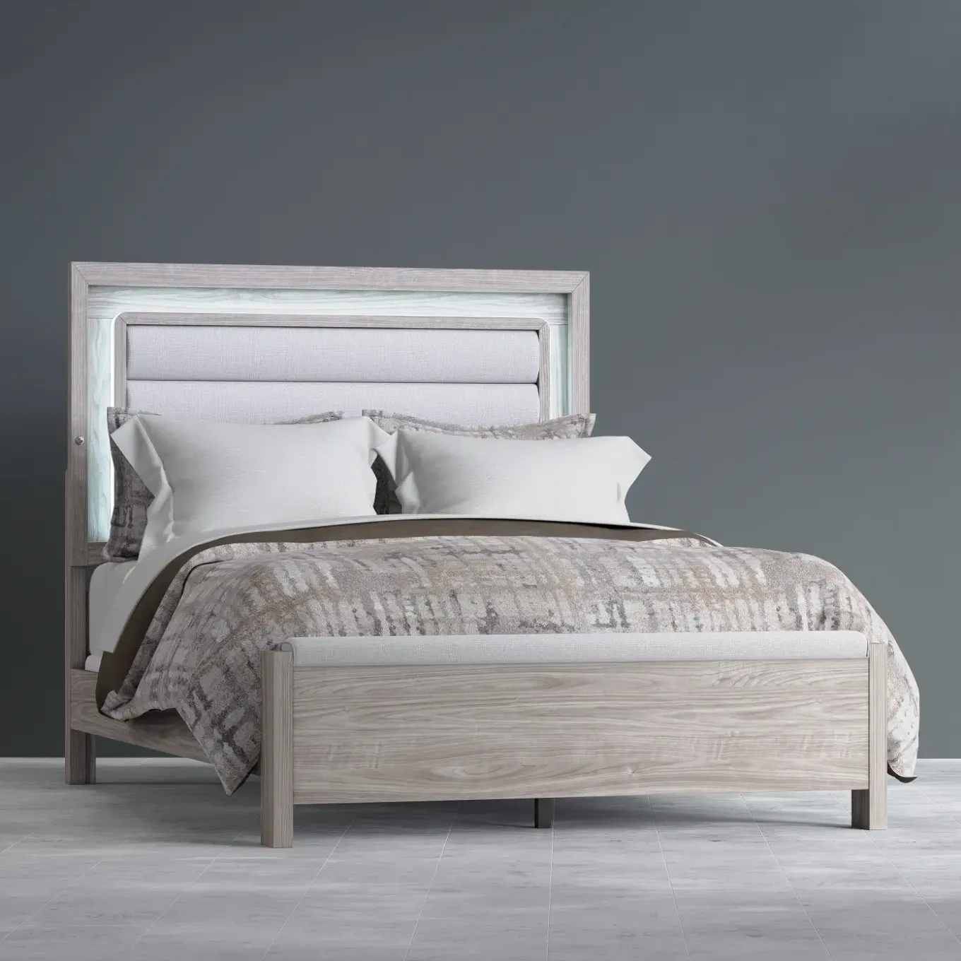 Avery Bed with LED Lighting