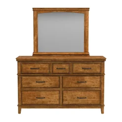 Bandit Panel Bedroom Set-New! Queen Bed, Dresser, Mirror & Nightstand