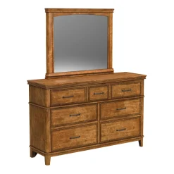 Bandit Panel Bedroom Set-New! Queen Bed, Dresser, Mirror & Nightstand