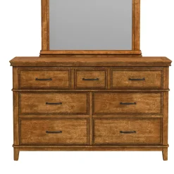 Bandit Panel Bedroom Set-New! Queen Bed, Dresser, Mirror & Nightstand