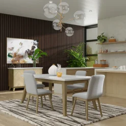 Barclay 5pc Set: Rec Table and 4 Chairs