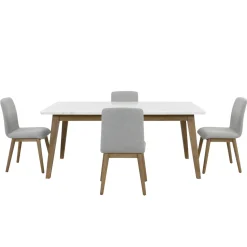 Barclay 5pc Set: Rec Table and 4 Chairs