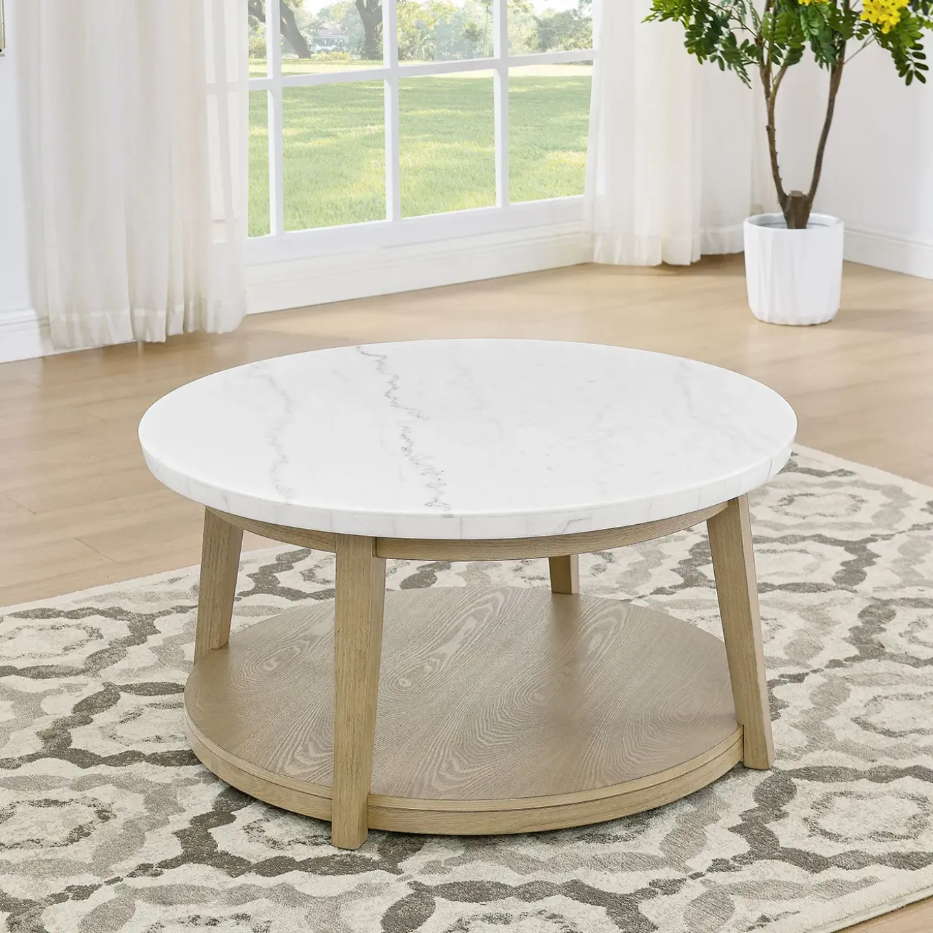 Barclay Round Cocktail Table
