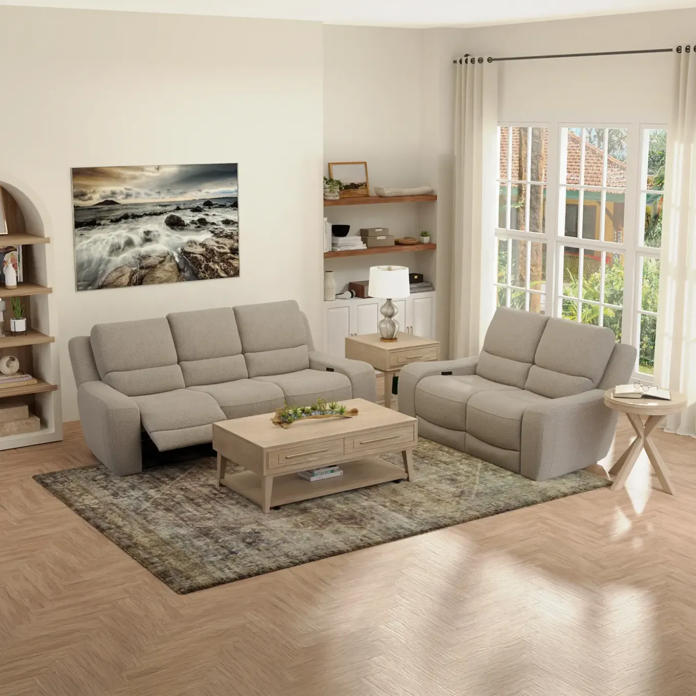 Blake Buy the Power Reclining Sofa, Get the Power Reclining Loveseat Free