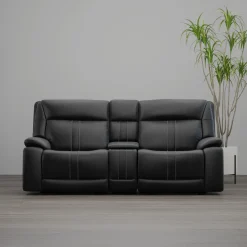 Blockbuster 3pc Immersive Sound Power Loveseat w/heat and massage