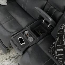 Blockbuster 3pc Immersive Sound Power Loveseat w/heat and massage
