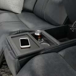 Blockbuster 3pc Immersive Sound Power Loveseat w/heat and massage