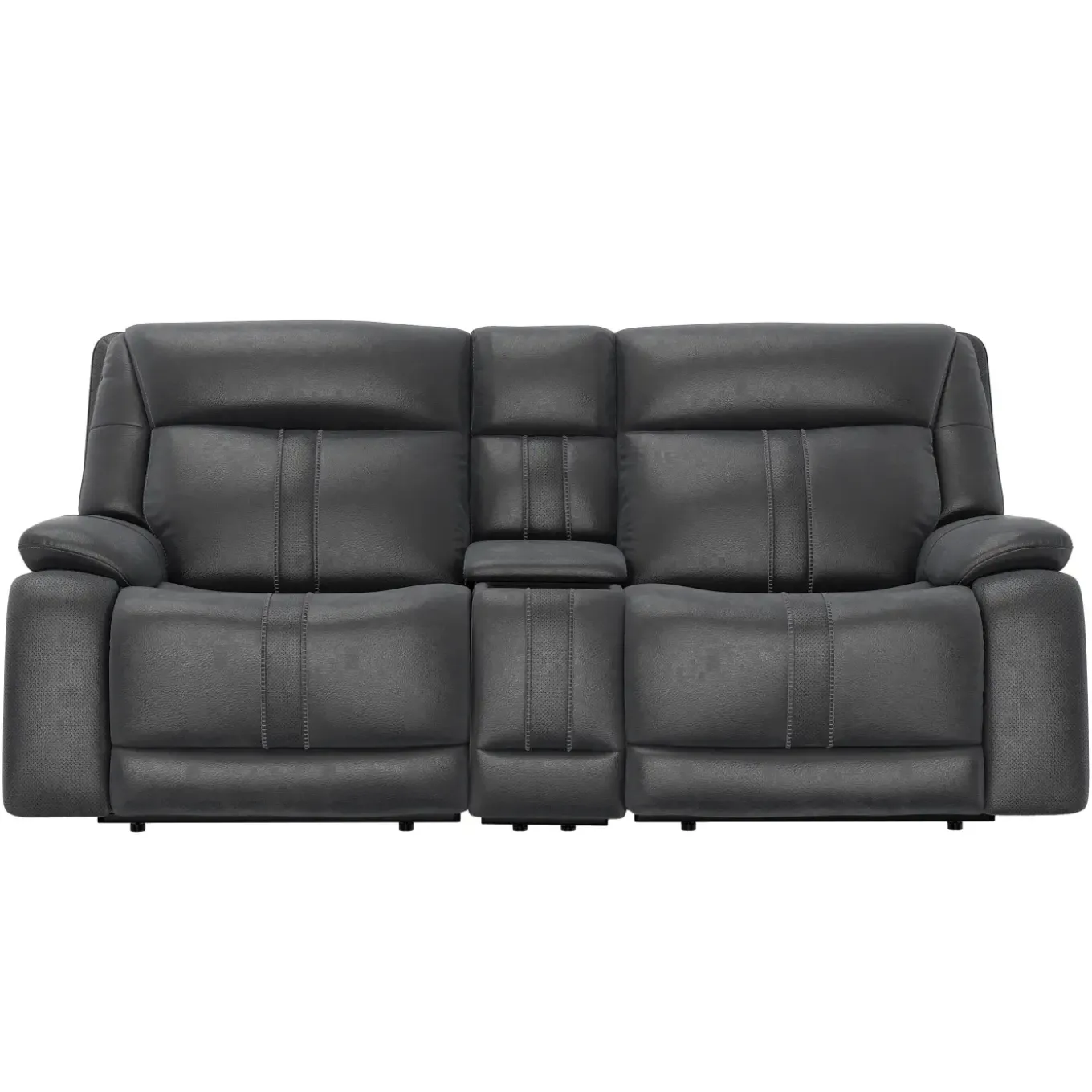Blockbuster 3pc Immersive Sound Power Loveseat w/heat and massage