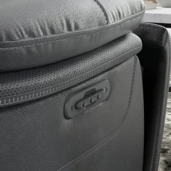 Blockbuster 6pc Immersive Sound Power Sectional w/heat and massage