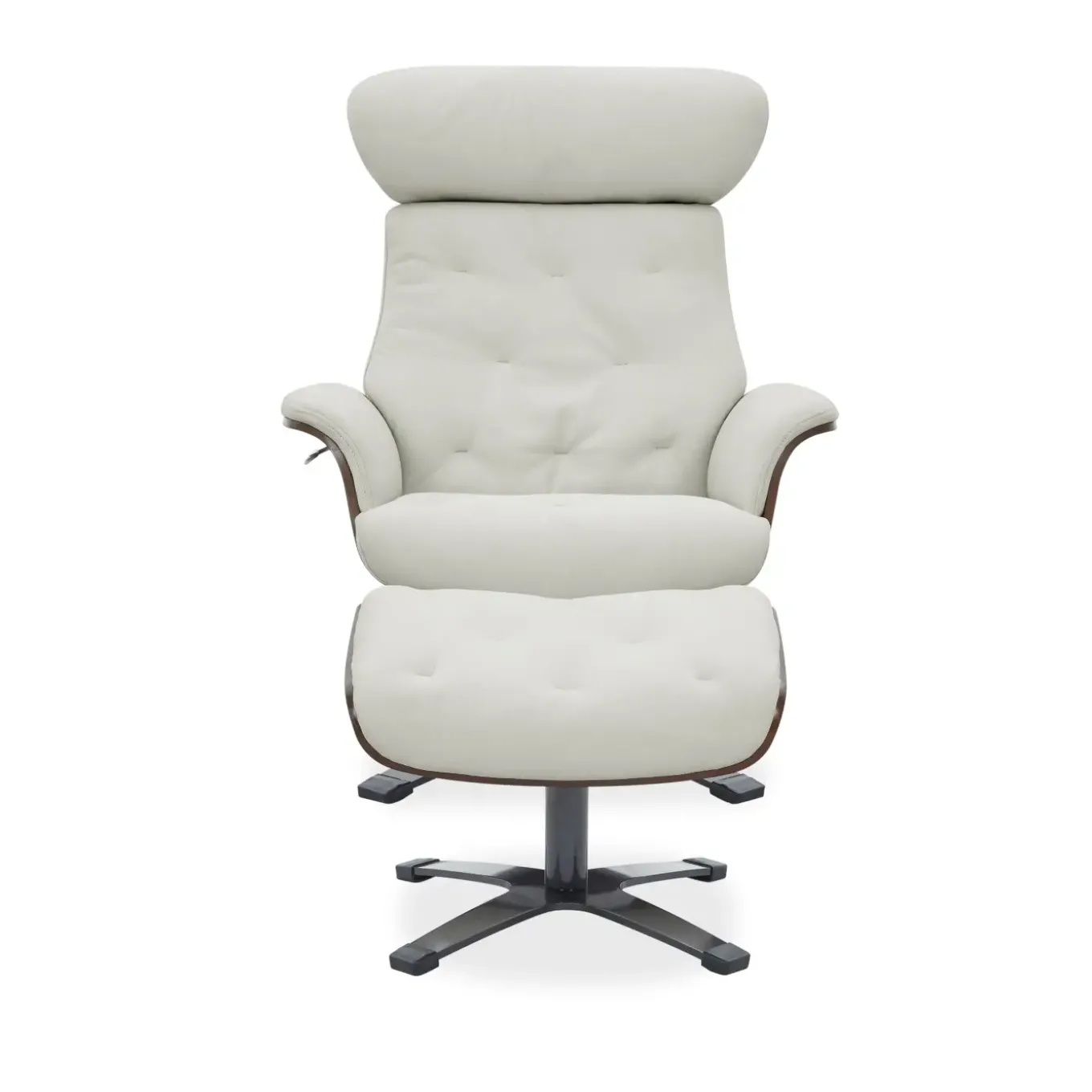 Bowden Swivel Recliner Chair & Swivel Ottoman