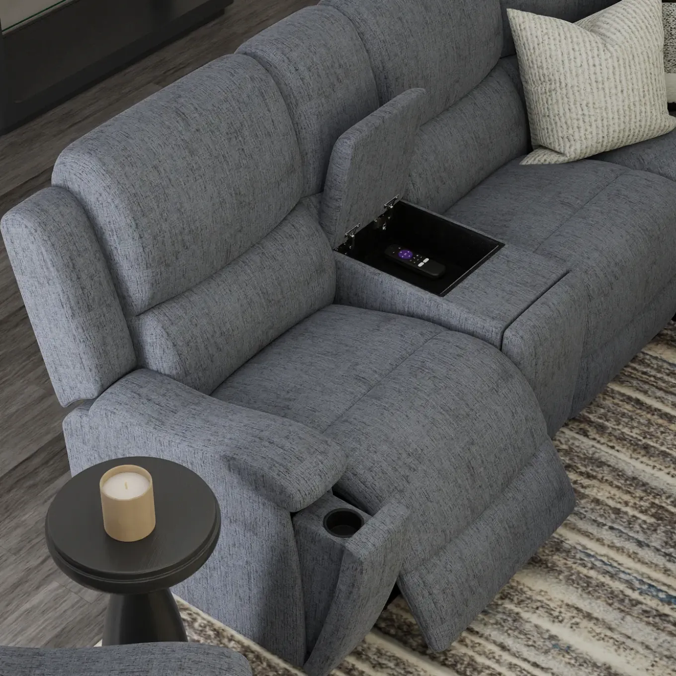 Braxton Reclining Sectional & Recliner