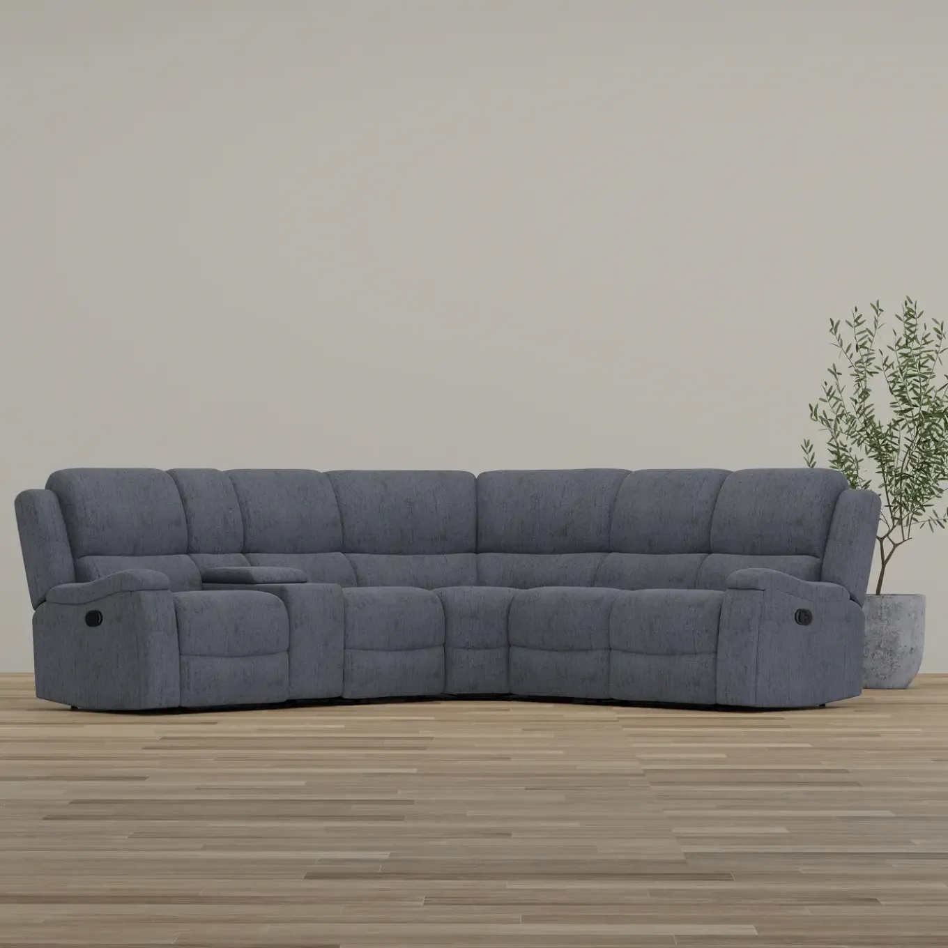 Braxton Reclining Sectional & Recliner