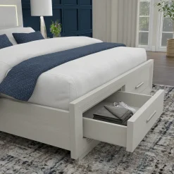 Burbank Bedroom Set Queen Storage Bed, Dresser, Mirror & Nightstand