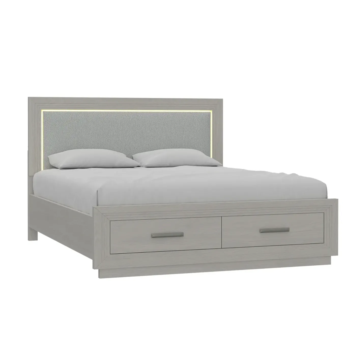 Burbank California King Storage Bed With LED Lights