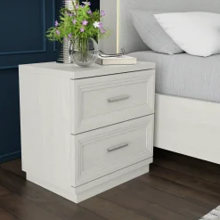 Burbank King Storage Bed, Dresser, Mirror, Nightstand