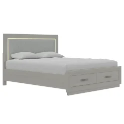 Burbank King Storage Bed With LED Lights