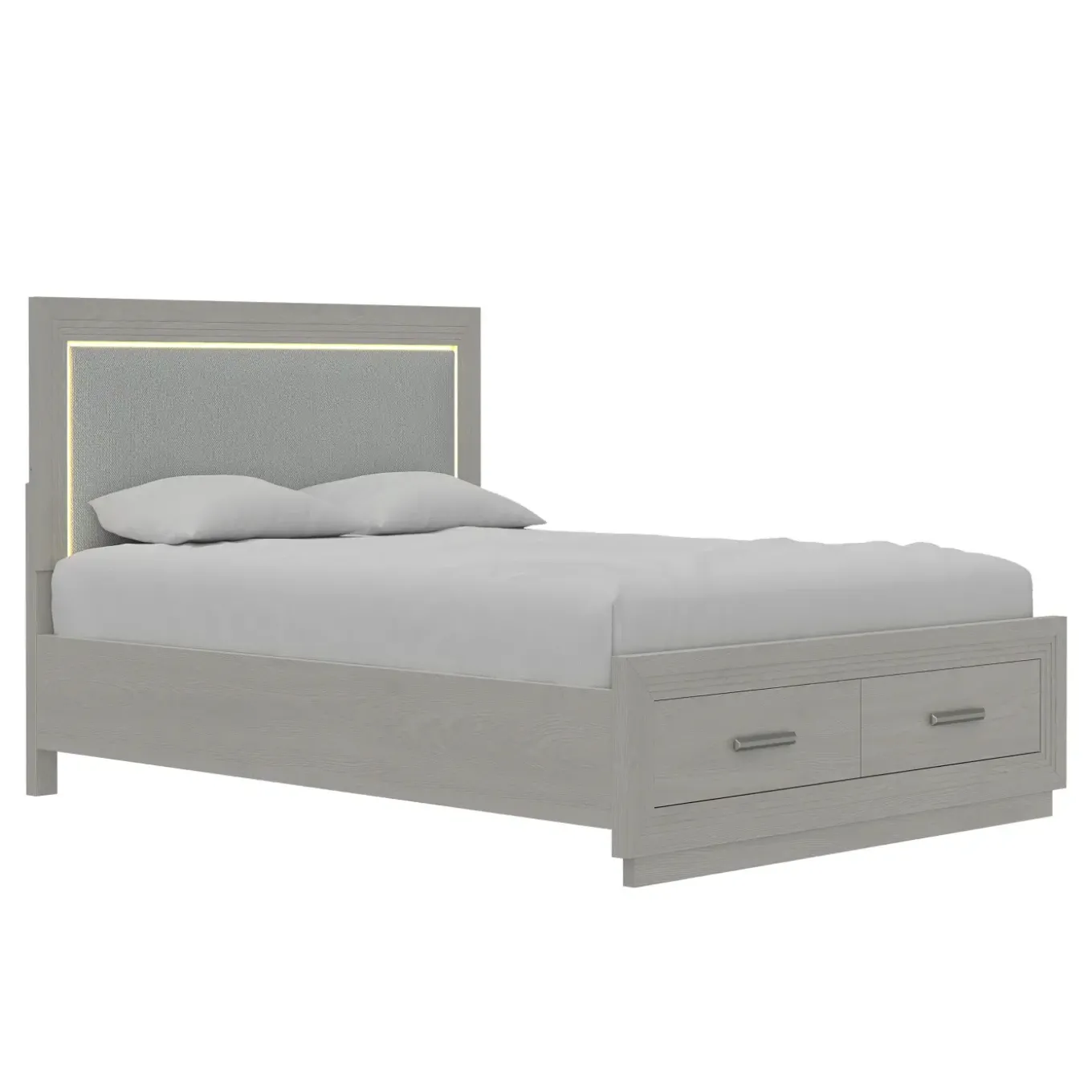 Burbank Queen Storage Bed With LED Lights