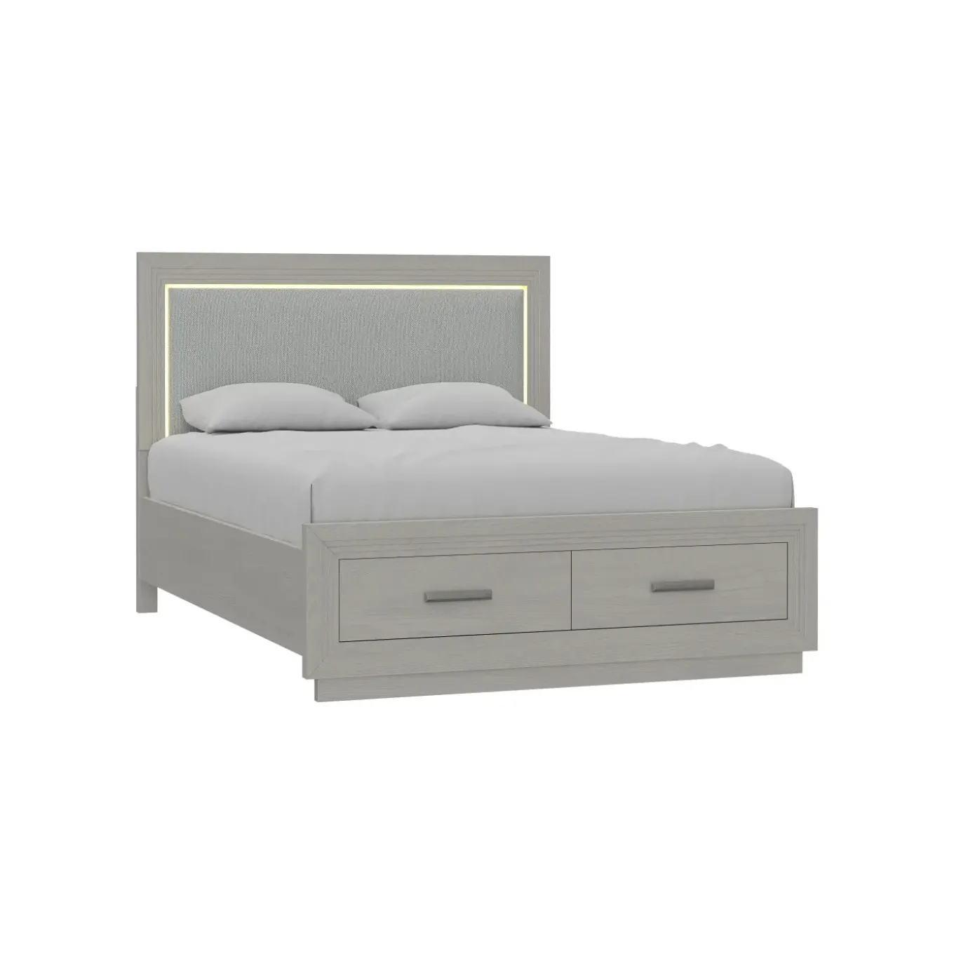 Burbank Queen Storage Bed With LED Lights