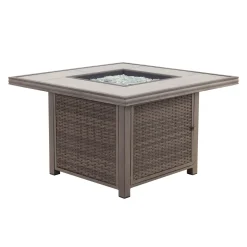 Cabo 5pc Fire Chat: Firepit+4 Lounge Chairs
