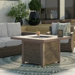 Cabo Sofa, 2 Chairs, and Firepit