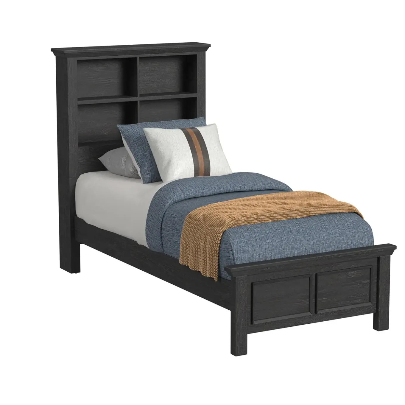 Cali Kids Twin Bookcase Bed