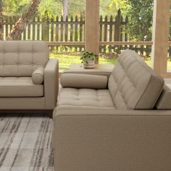 Calvin Living Room Set Tan