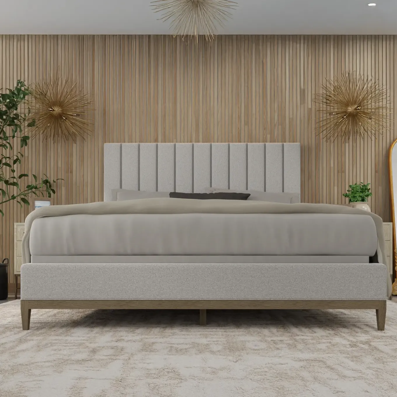 Cascade California King Cascade Upholstered Bed