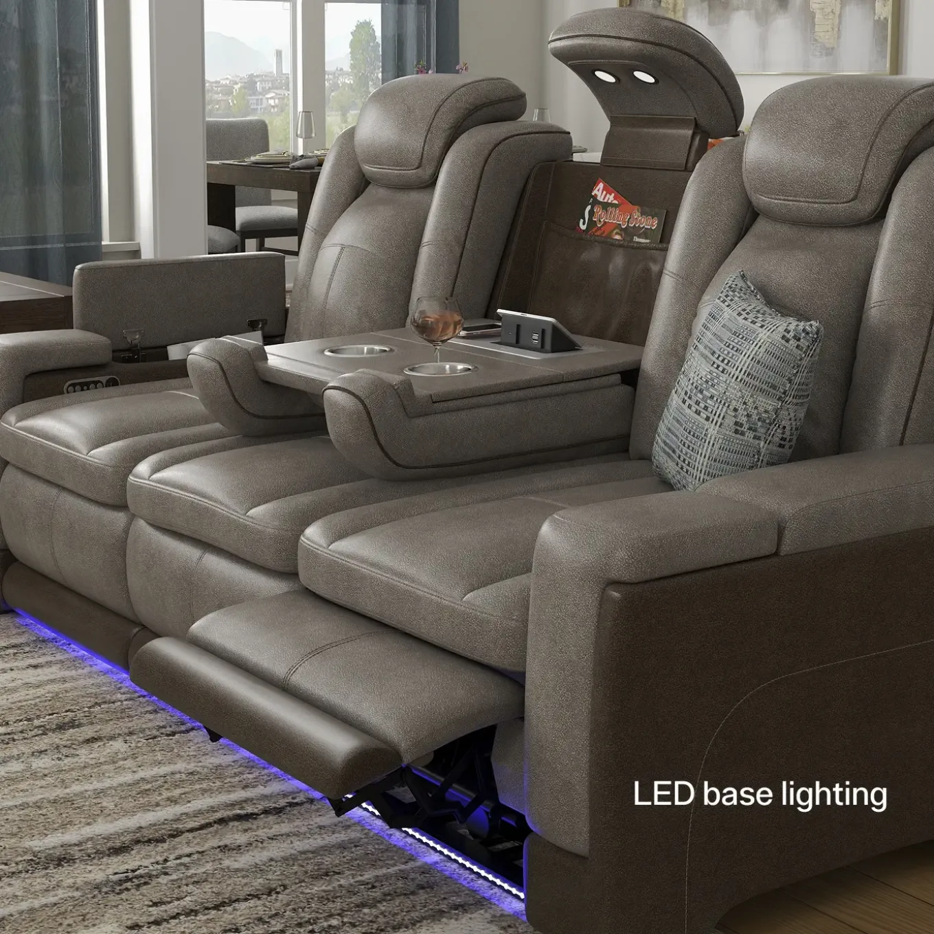 Cinema Buy the Power Reclining Sofa, Get the Power Reclining Loveseat Free