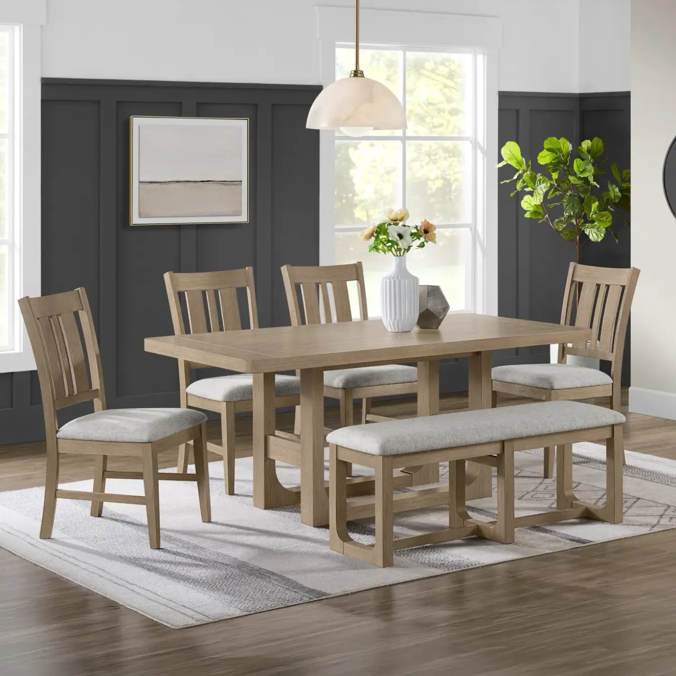 Clemson Natural Dining Set-New!