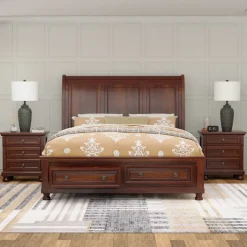 Cortland Full Sleigh Storage Bed