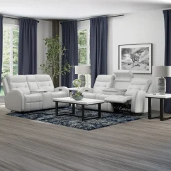 Cosmo Gray Reclining Living Room Set