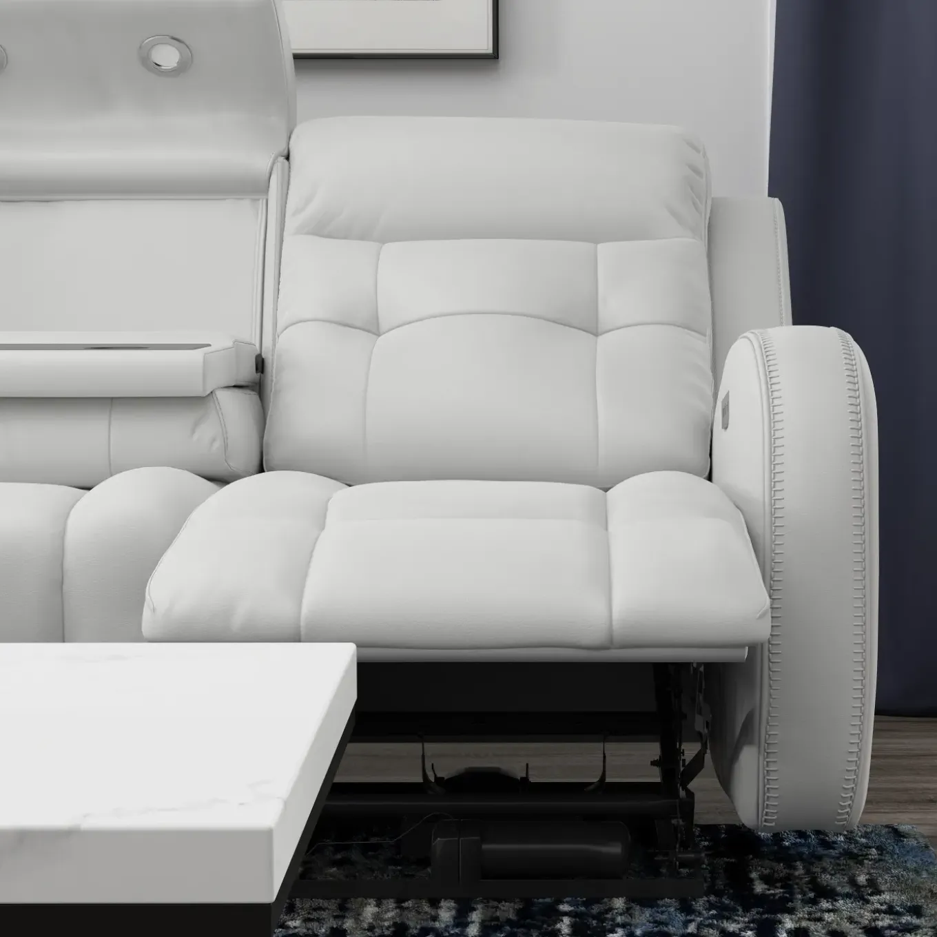 Cosmo Gray Reclining Living Room Set