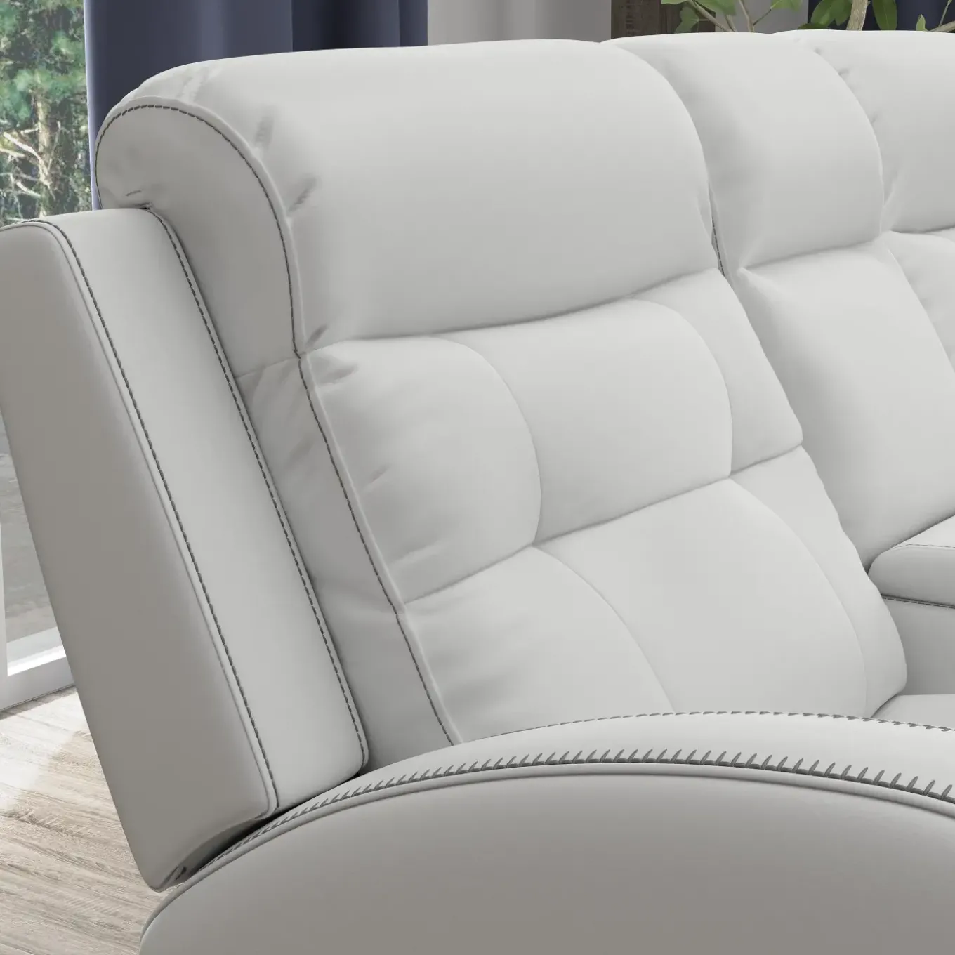 Cosmo Gray Reclining Living Room Set