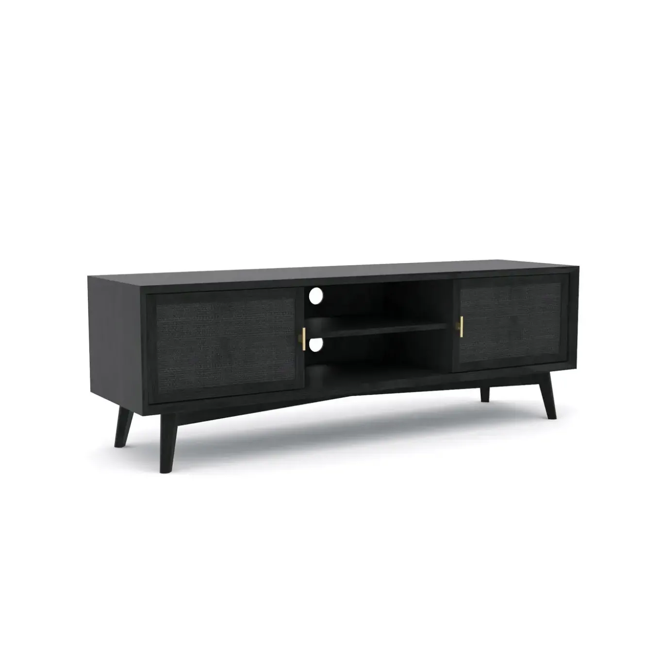 Crosby Charcoal Entertainment Consoles