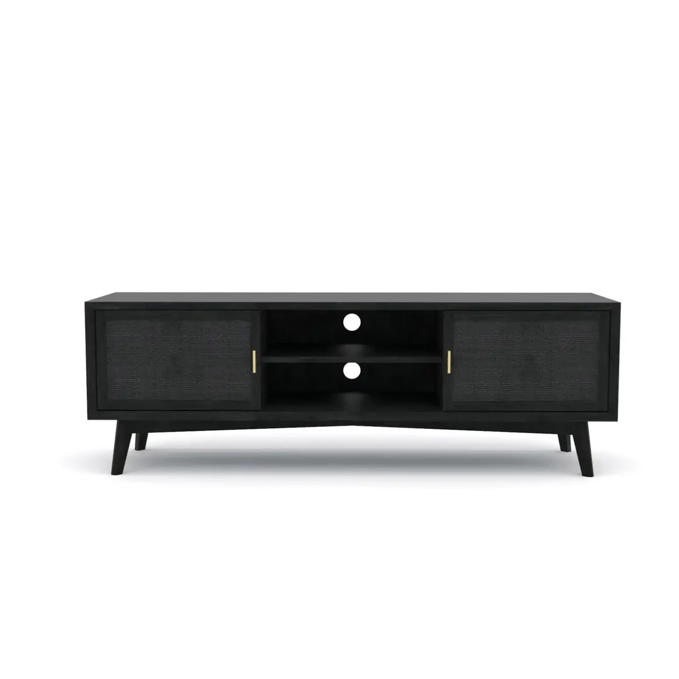 Crosby Charcoal Entertainment Consoles