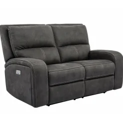 Dawson Power Loveseat With USB Ports