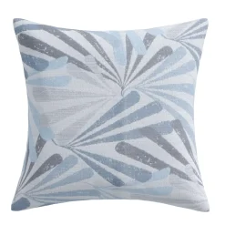 20" Diamond Palm Gray Outdoor Pillow