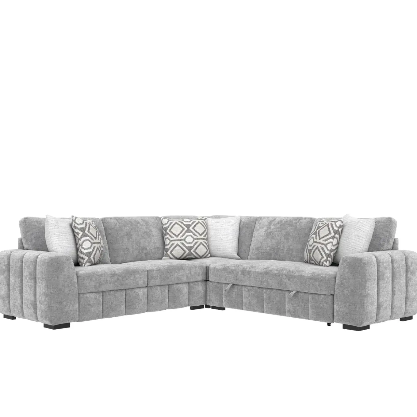 Dreamscape 3pc Sectional with Right Pop Up Sleeper