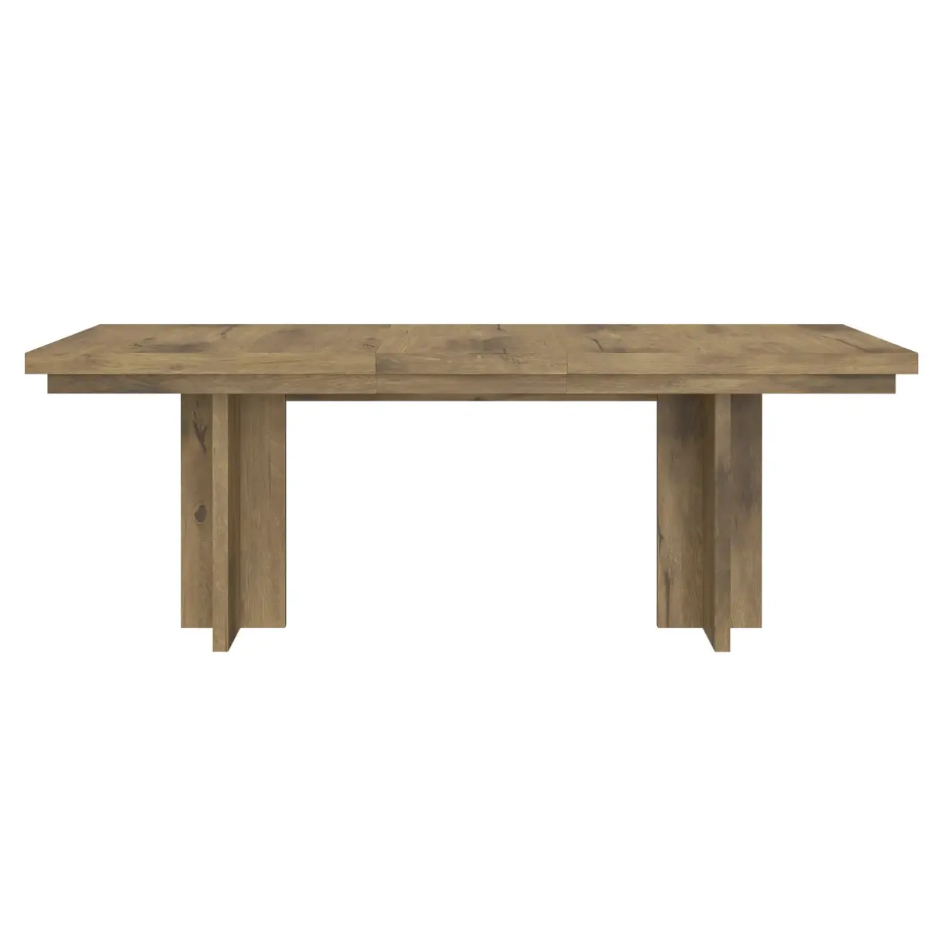 Durian Extendable Trestle Dining Table & 6 Side Chairs