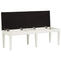 East Bay 6pc Dining Set: Extendable Table, 4 Side Chairs & Bench