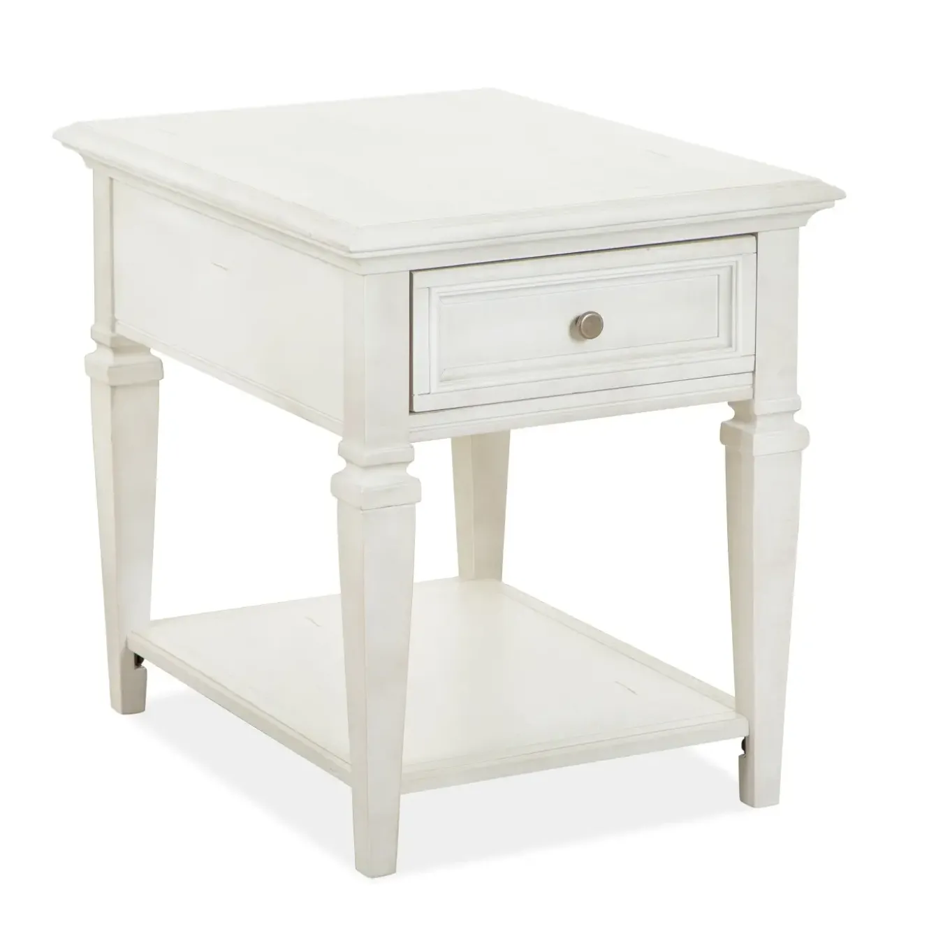 East Bay White End Table